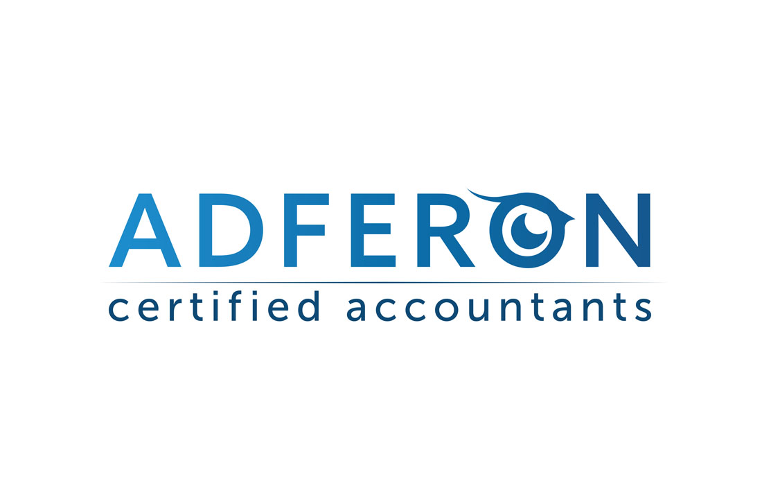 logo ontwerp voor accountants Adferon te Gent