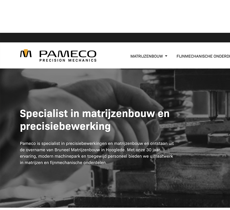 logo en huisstijl ontwerp voor Pameco