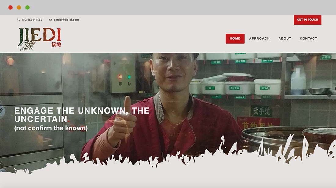 webdesign voor Jie-di regio Gent