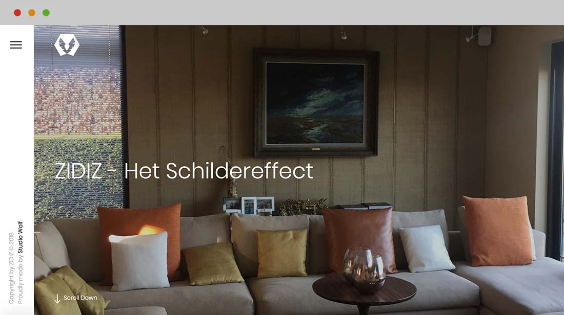 logo ontwerp voor schilder Zidiz te Halle / Brussel